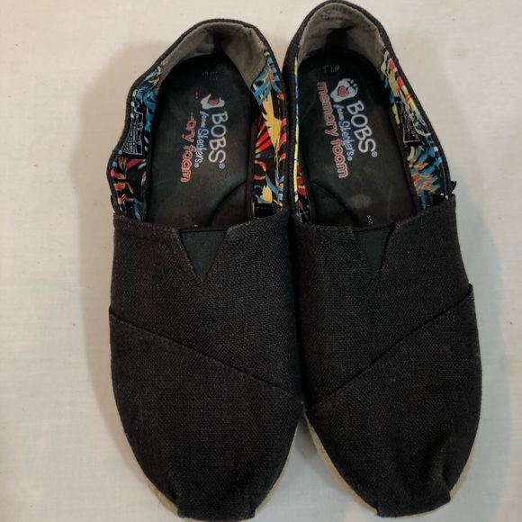 bobs black espadrilles